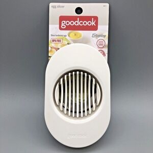 Good‎ Cook 40071 White Plastic/Stainless Steel Wire Egg Slicer Tool BPA Free New